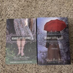 Laurie Faria Stolarz Book Set with Red Umbrella